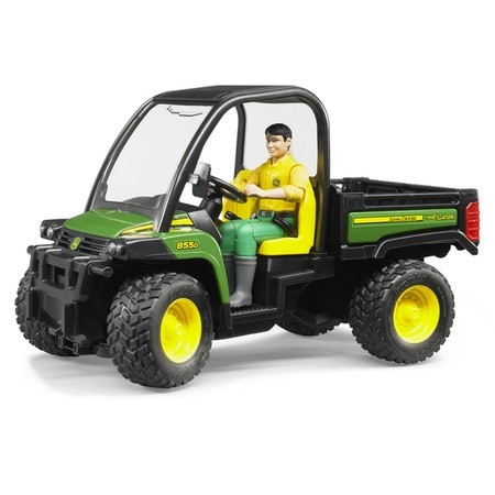 Bruder John Deere Gator XUV 855D s vodičom (02490)