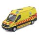 Bburago Volkswagen Crafter maďarská sanitka 1:50 - KP HRAČKA