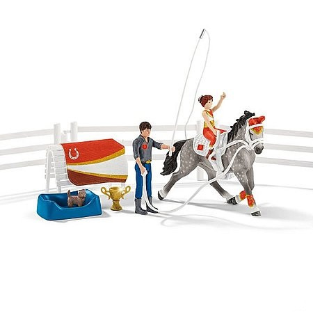 Schleich Horse Club konské dostihy jazdecký set (42443)