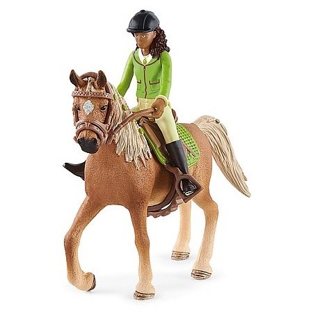 Schleich konský klub Sarah a Mystery (42542)