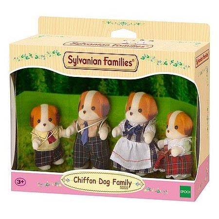 Sylvanian Families rodina šteniatka Šifón (5000)