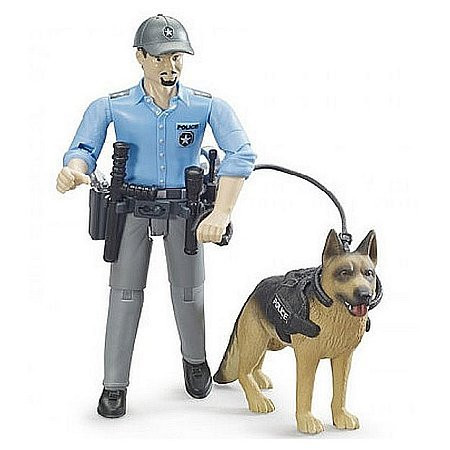 Bruder Bworld Policajt so psom (62150)